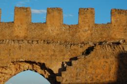 The ramparts of an old Moorish castle