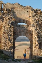 Moorish double archway at Gormaz