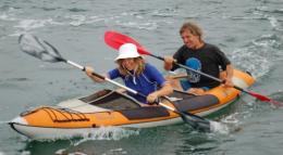 Paddled hard, a canoe provides plenty of exercise