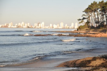 Punta del Este from the off-lying island