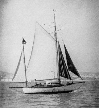 68 years ago… Edward Allcard sailing Temptress