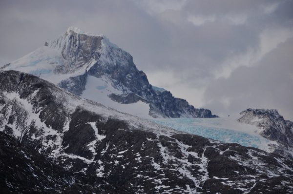 Cold, cruel mountains louring over the Beagle Channel